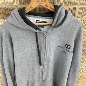 Museum of the Bible 4XB (Fits Short) Men's Zip Hoodie Fleece Lined Washington DC